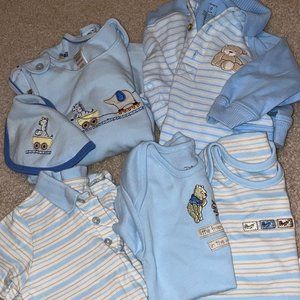 Classic Winnie the Pooh clothing set and extras 6-12 month range Carters